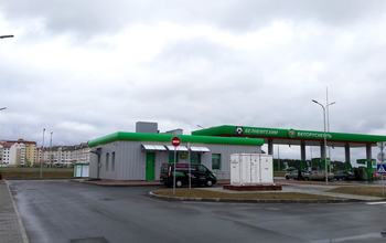 АЗС "Белоруснефть" в городе Мозырь